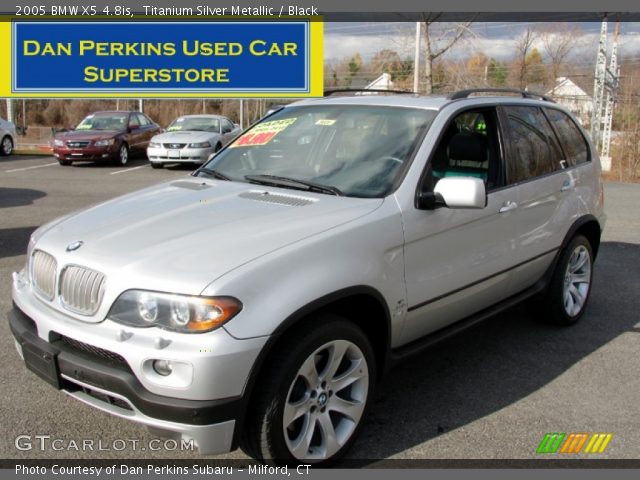 2005 BMW X5 4.8is in Titanium Silver Metallic