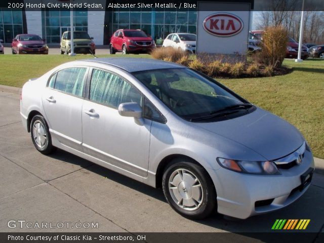 2009 Honda Civic Hybrid Sedan in Alabaster Silver Metallic