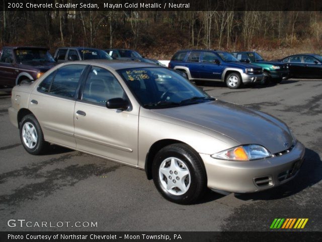 2002 Chevrolet Cavalier Sedan in Mayan Gold Metallic