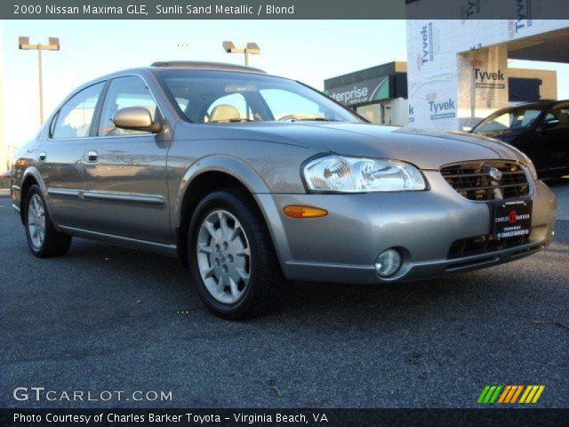 2000 Nissan Maxima GLE in Sunlit Sand Metallic