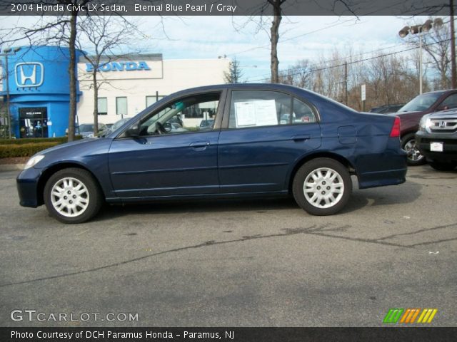 2004 Honda Civic LX Sedan in Eternal Blue Pearl