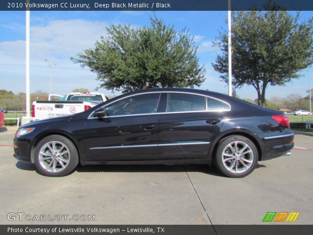 2010 Volkswagen CC Luxury in Deep Black Metallic