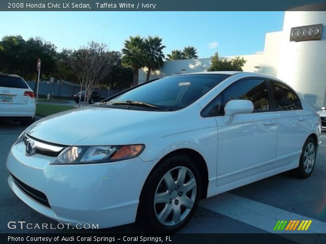 2008 Honda Civic LX Sedan in Taffeta White