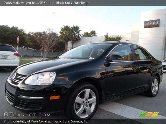 2009 Volkswagen Jetta SE Sedan in Black Uni