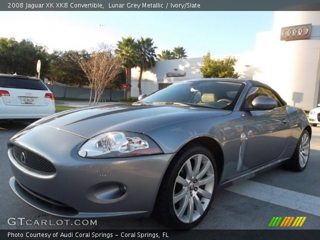 2008 Jaguar XK XK8 Convertible in Lunar Grey Metallic