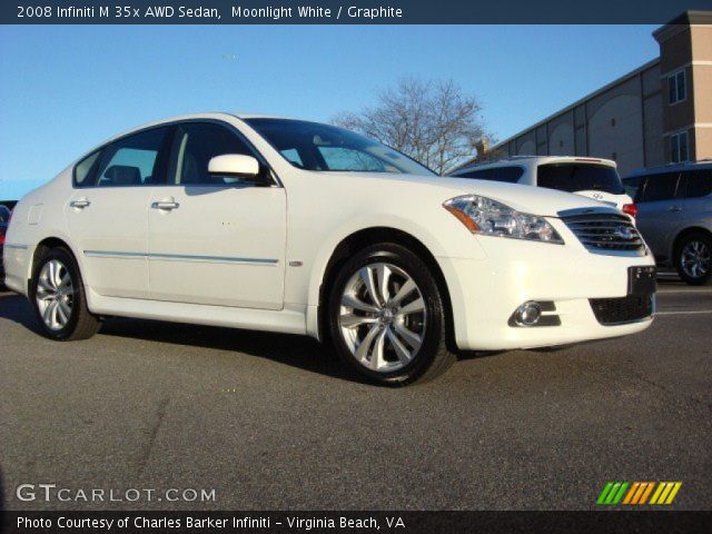 2008 Infiniti M 35x AWD Sedan in Moonlight White