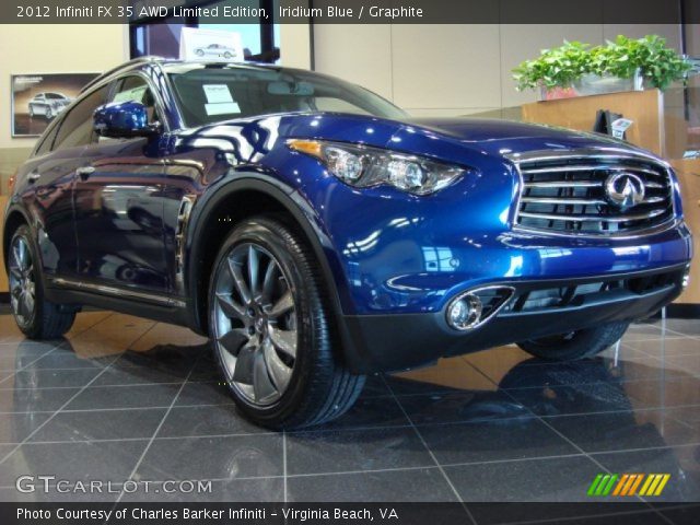 2012 Infiniti FX 35 AWD Limited Edition in Iridium Blue