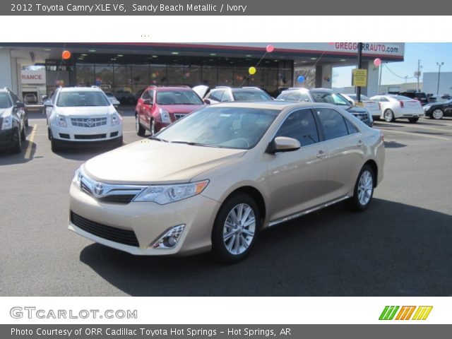 2012 Toyota Camry XLE V6 in Sandy Beach Metallic