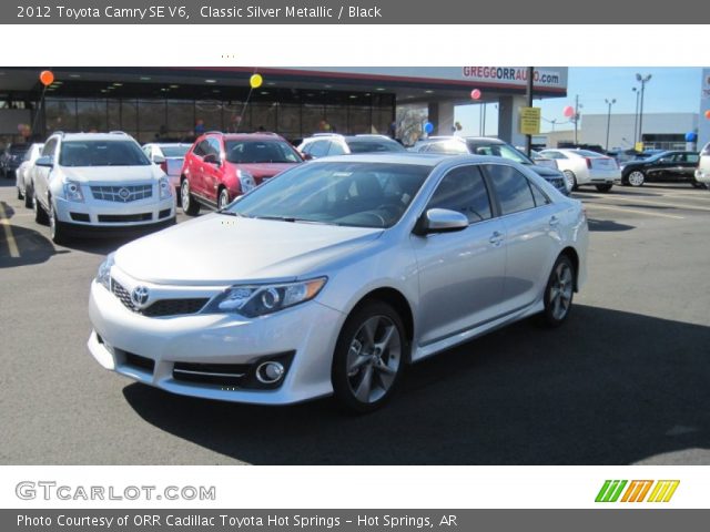 2012 Toyota Camry SE V6 in Classic Silver Metallic
