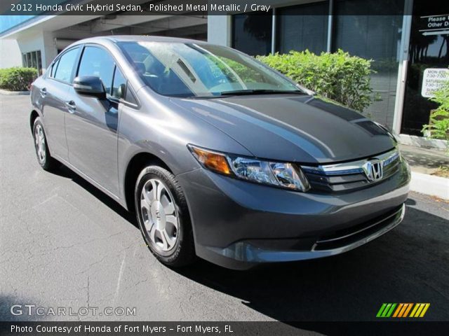 2012 Honda Civic Hybrid Sedan in Polished Metal Metallic