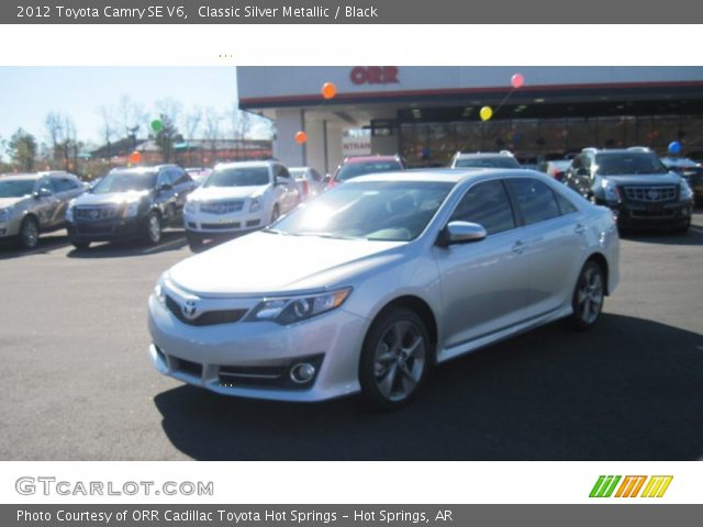 2012 Toyota Camry SE V6 in Classic Silver Metallic
