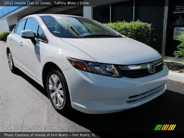 2012 Honda Civic LX Sedan in Taffeta White