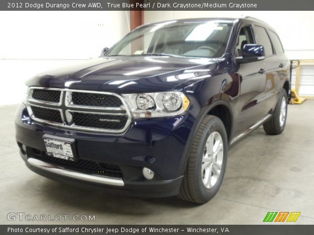 2012 Dodge Durango Crew AWD in True Blue Pearl