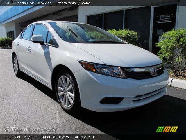 2012 Honda Civic EX Sedan in Taffeta White