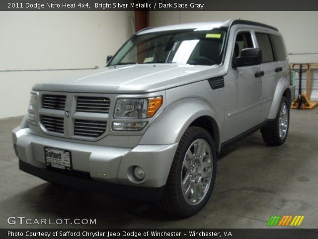 2011 Dodge Nitro Heat 4x4 in Bright Silver Metallic