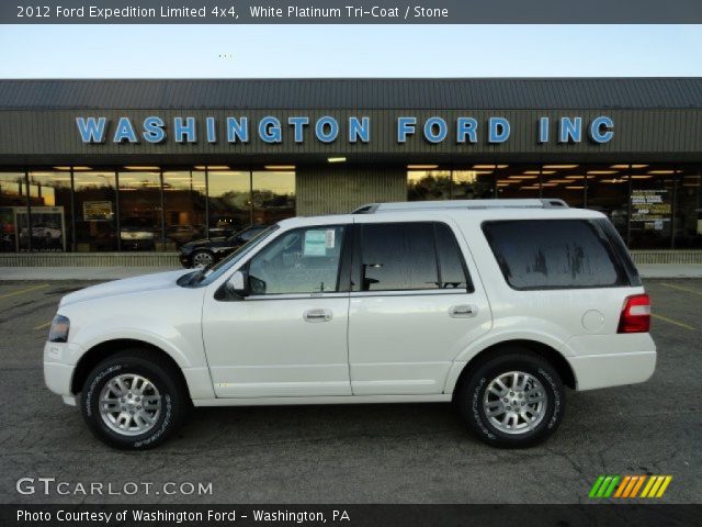 2012 Ford Expedition Limited 4x4 in White Platinum Tri-Coat