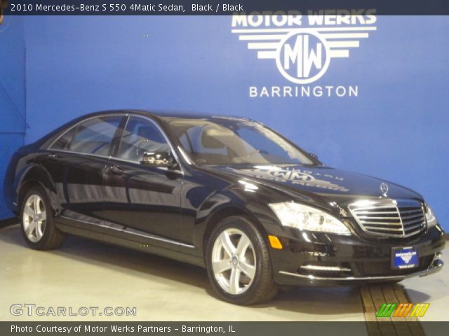 2010 Mercedes-Benz S 550 4Matic Sedan in Black
