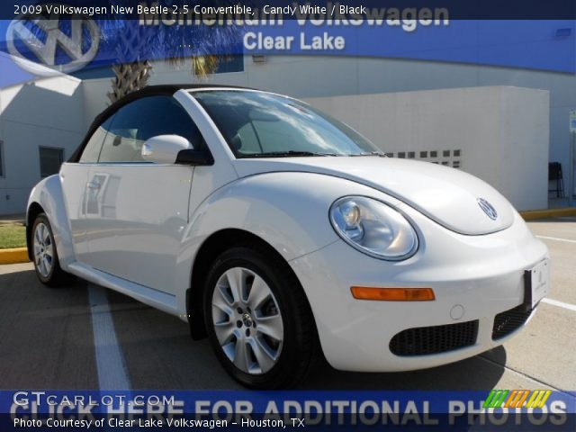 2009 Volkswagen New Beetle 2.5 Convertible in Candy White