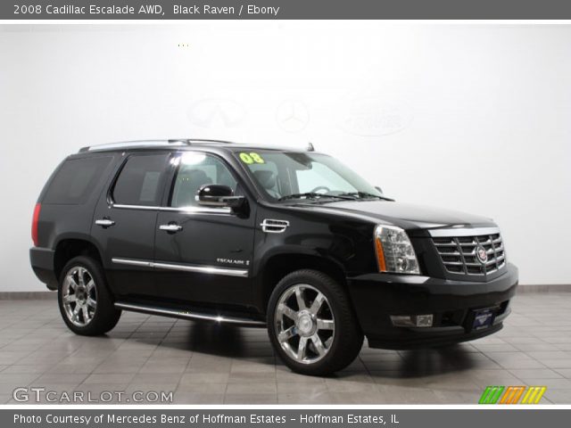 2008 Cadillac Escalade AWD in Black Raven