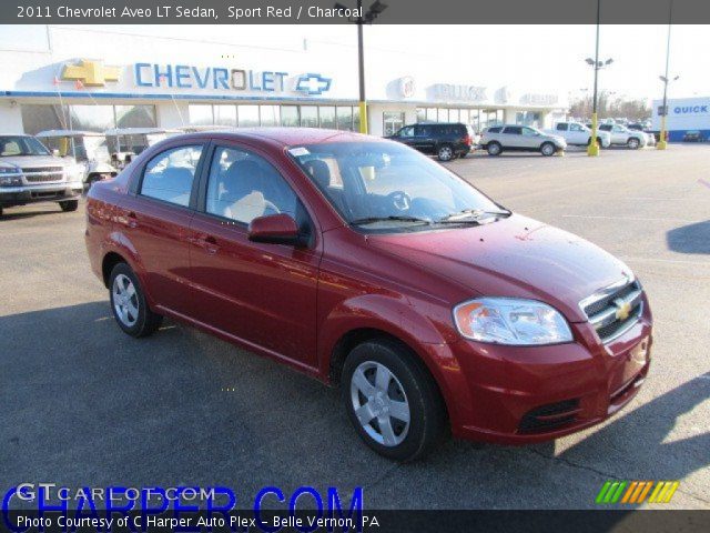 2011 Chevrolet Aveo LT Sedan in Sport Red