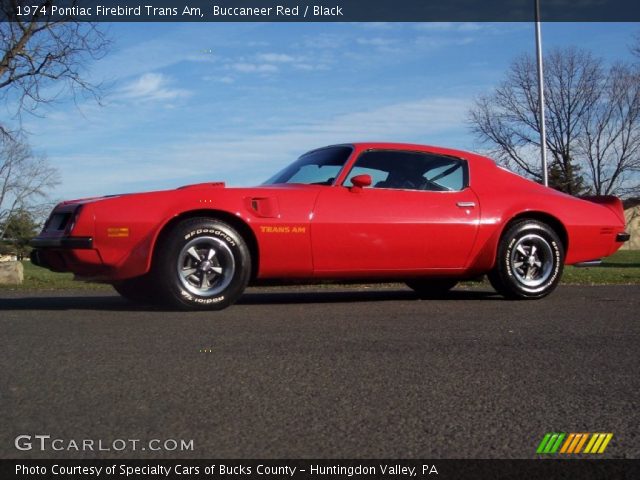 1974 Pontiac Firebird Trans Am in Buccaneer Red