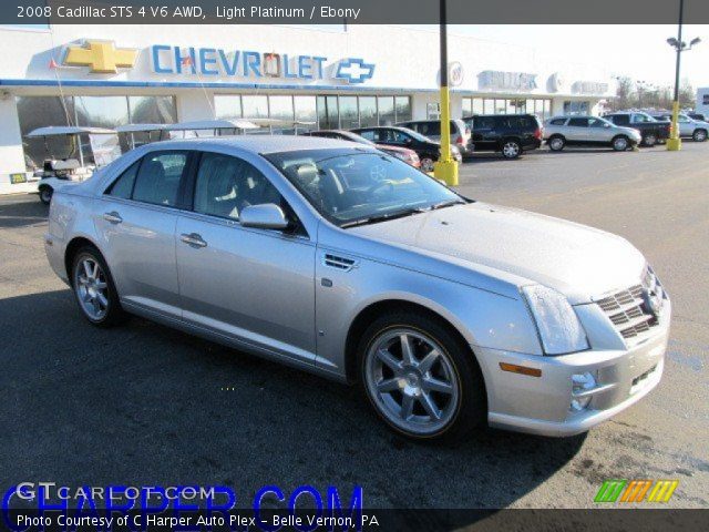 2008 Cadillac STS 4 V6 AWD in Light Platinum