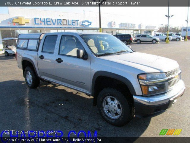 2005 Chevrolet Colorado LS Crew Cab 4x4 in Silver Birch Metallic