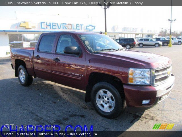 2009 Chevrolet Silverado 1500 LT Crew Cab 4x4 in Deep Ruby Red Metallic