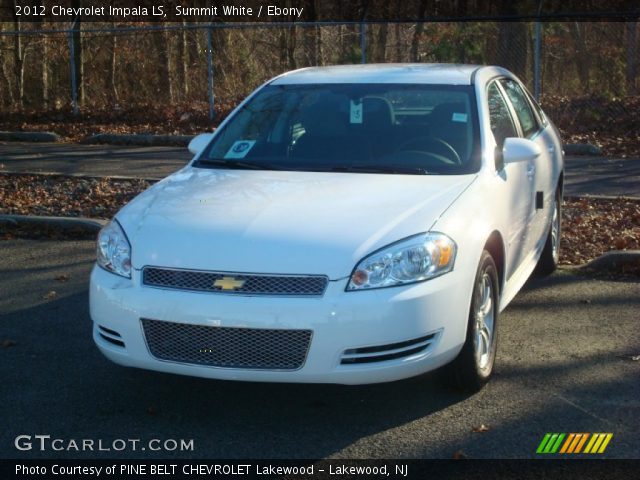 2012 Chevrolet Impala LS in Summit White