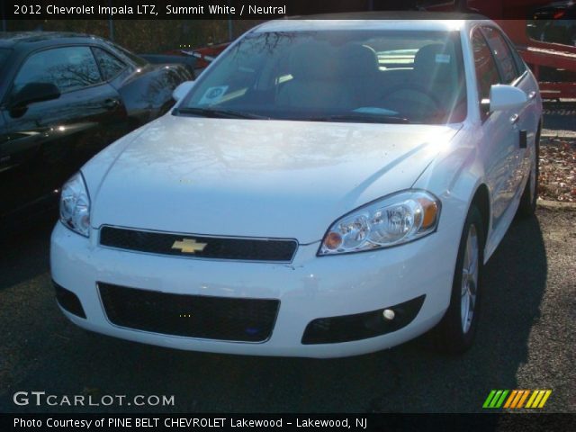 2012 Chevrolet Impala LTZ in Summit White
