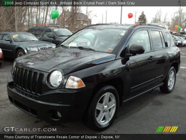 2008 Jeep Compass Sport 4x4 in Brilliant Black Crystal Pearl