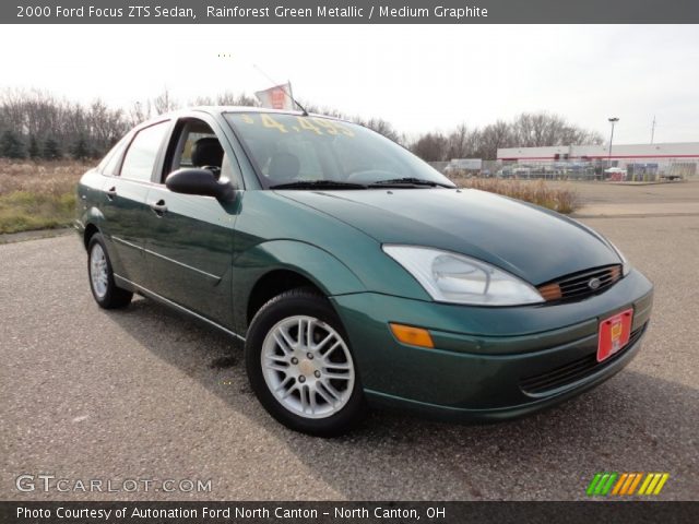 2000 Ford Focus ZTS Sedan in Rainforest Green Metallic