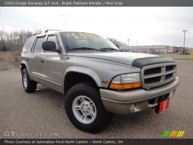 2000 Dodge Durango SLT 4x4 in Bright Platinum Metallic