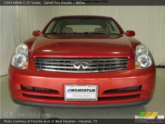 2004 Infiniti G 35 Sedan in Garnet Fire Metallic
