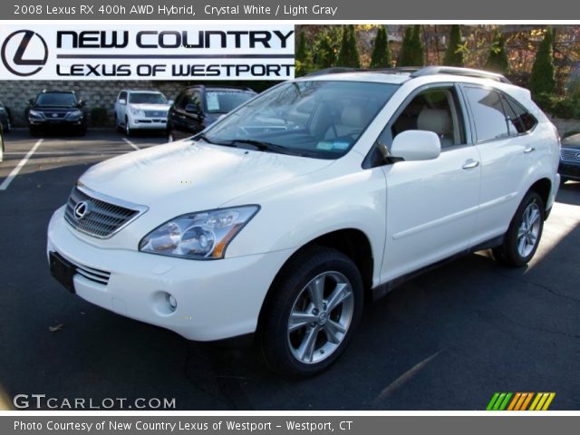2008 Lexus RX 400h AWD Hybrid in Crystal White