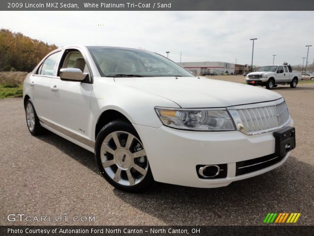 2009 Lincoln MKZ Sedan in White Platinum Tri-Coat