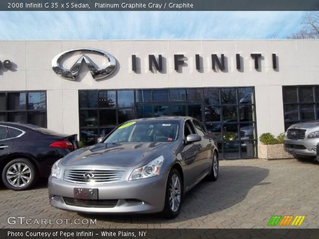 2008 Infiniti G 35 x S Sedan in Platinum Graphite Gray
