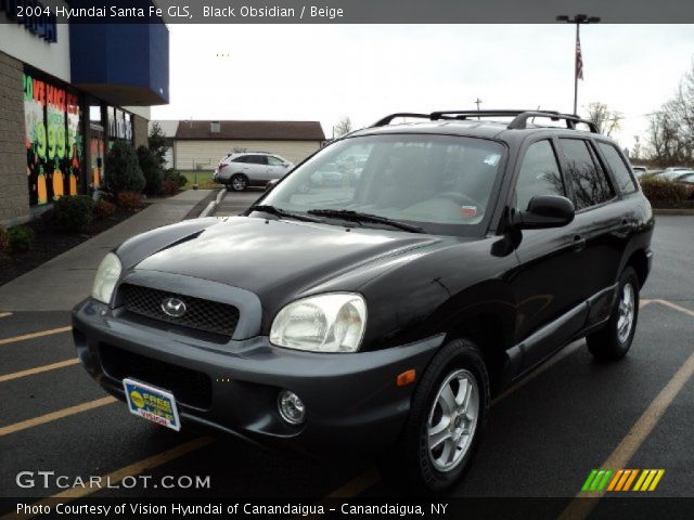 2004 Hyundai Santa Fe GLS in Black Obsidian