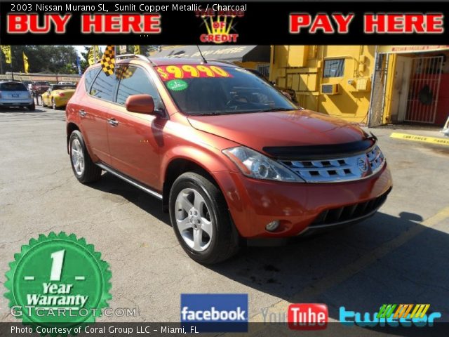 2003 Nissan Murano SL in Sunlit Copper Metallic