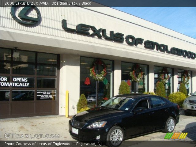 2008 Lexus IS 250 AWD in Obsidian Black