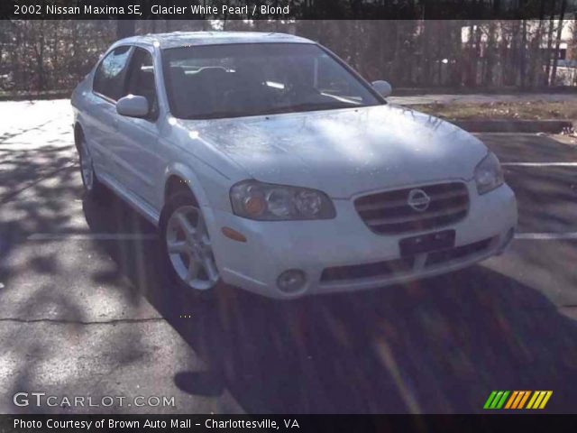 2002 Nissan Maxima SE in Glacier White Pearl
