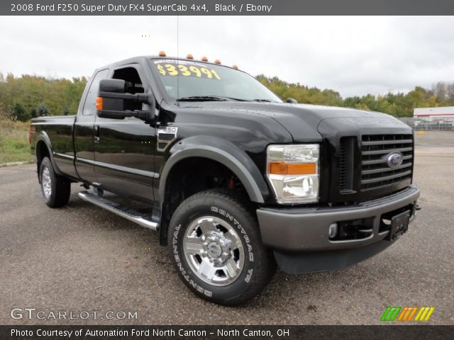 2008 Ford F250 Super Duty FX4 SuperCab 4x4 in Black