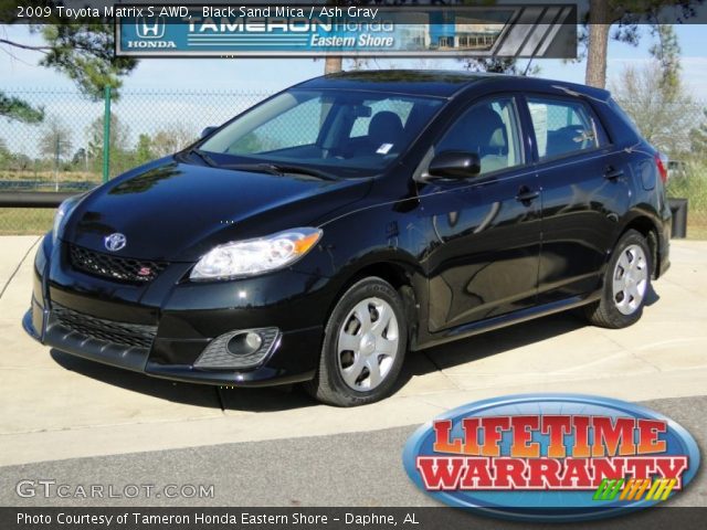 2009 Toyota Matrix S AWD in Black Sand Mica