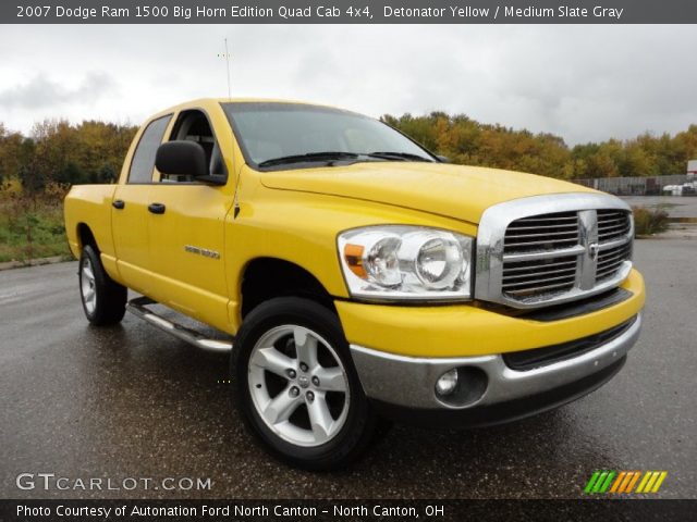 2007 Dodge Ram 1500 Big Horn Edition Quad Cab 4x4 in Detonator Yellow