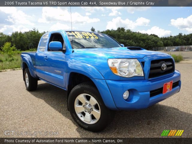 2006 Toyota Tacoma V6 TRD Sport Access Cab 4x4 in Speedway Blue