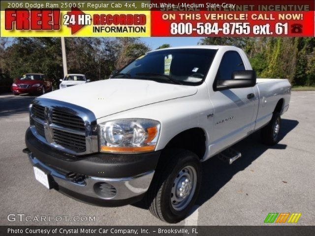 2006 Dodge Ram 2500 ST Regular Cab 4x4 in Bright White