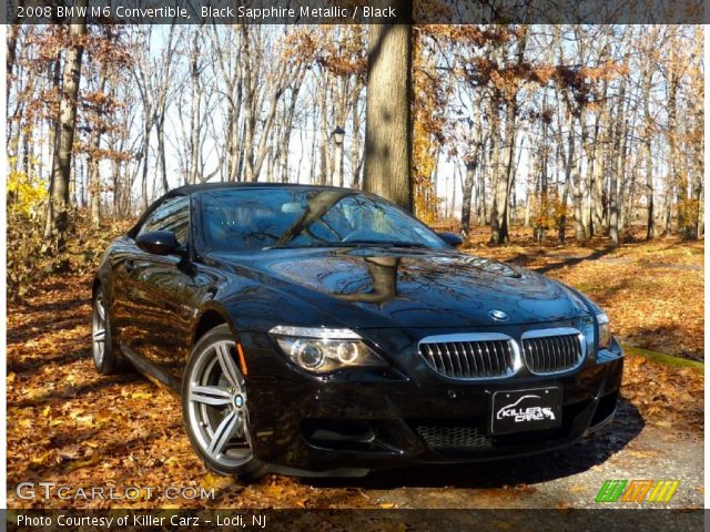 2008 BMW M6 Convertible in Black Sapphire Metallic