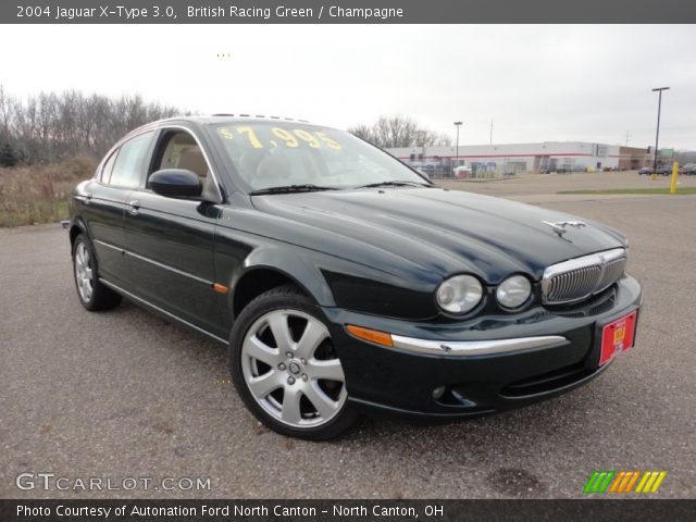2004 Jaguar X-Type 3.0 in British Racing Green