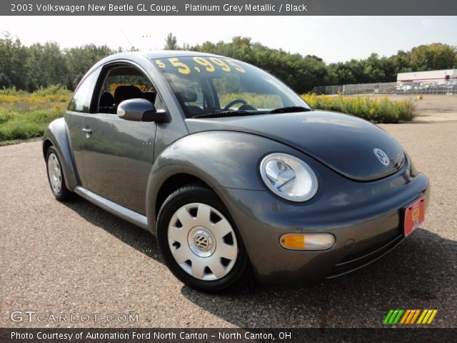 2003 Volkswagen New Beetle GL Coupe in Platinum Grey Metallic
