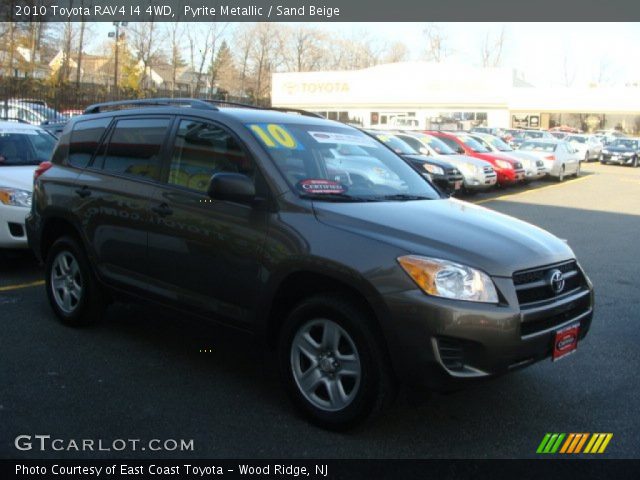2010 Toyota RAV4 I4 4WD in Pyrite Metallic